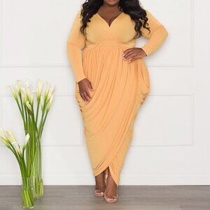 Drap Dress Plus Size 2xl